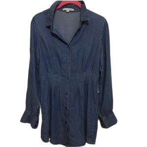 Haute Monde Dark Blue Tunic Shirt
